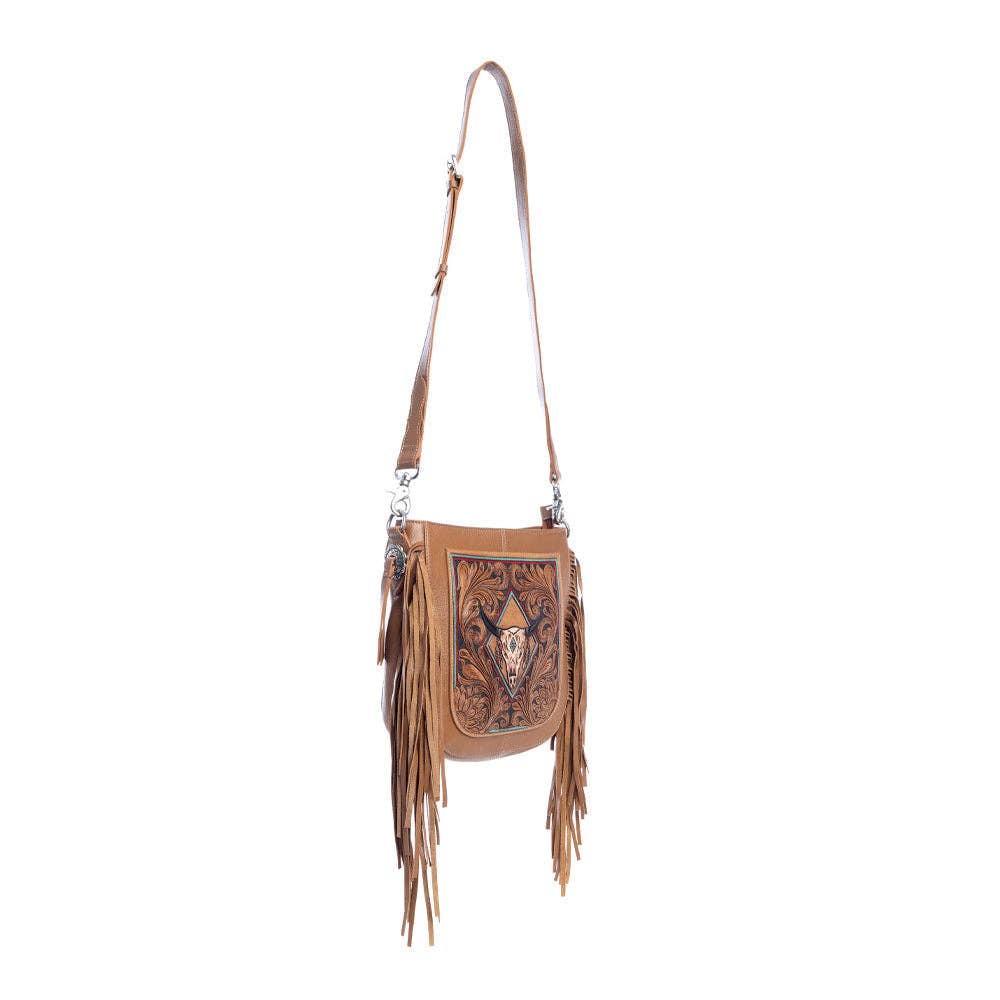 S Creek Hand-Tooled Bag