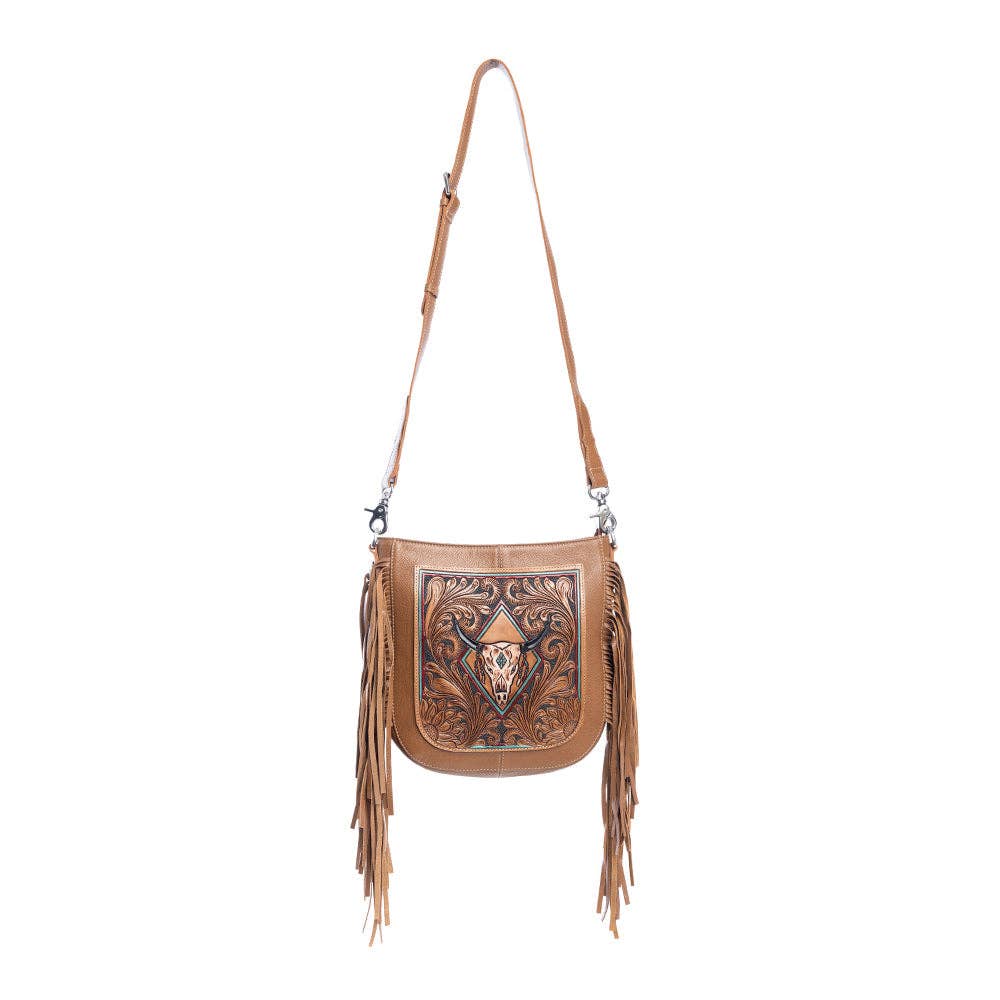 S Creek Hand-Tooled Bag