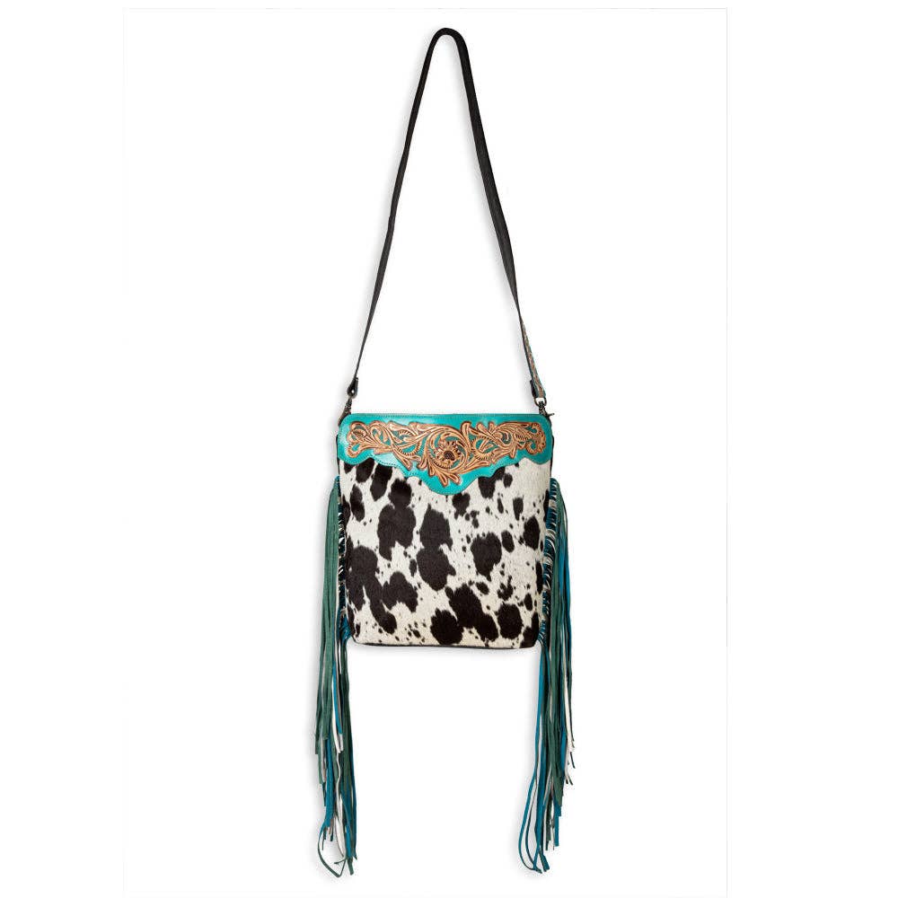 Trail Fringed Hand-Tooled Bag