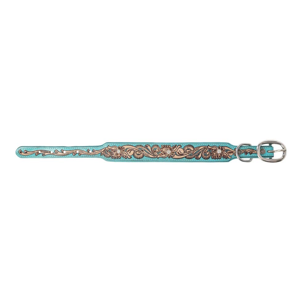 Sky Dog Collar in Turquoise: Turquoise / Small