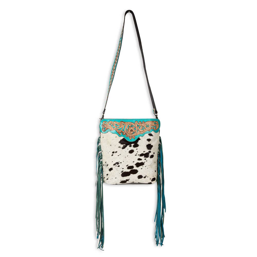 Trail Fringed Hand-Tooled Bag